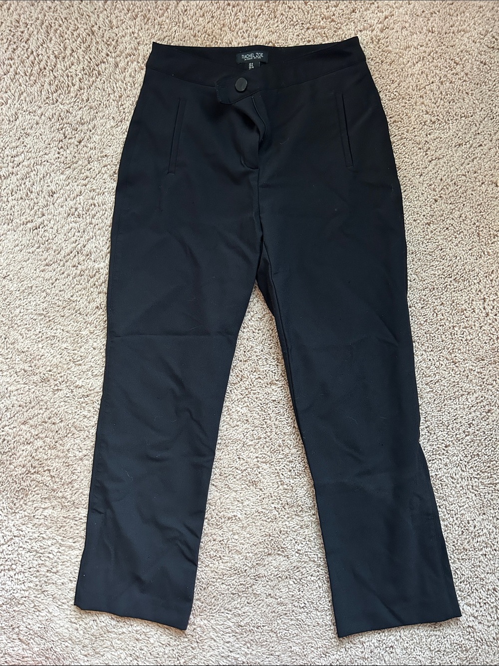 Rachel Zoe Black Straight Leg Trousers